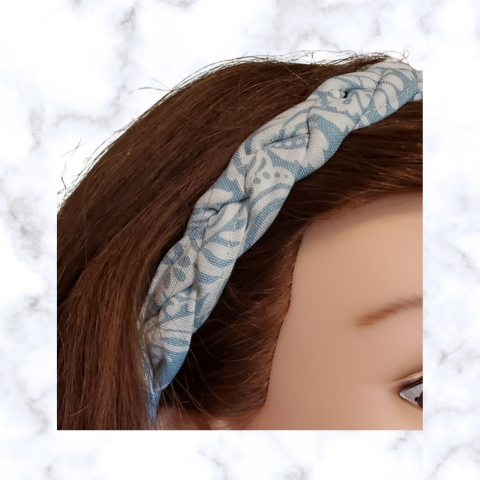 Paisley Lite Blue Headband