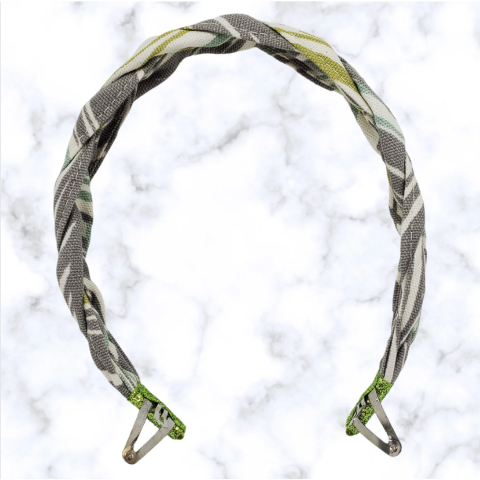 Tribal Green-Grey Headband