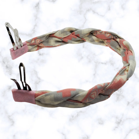 Tribal Pink-Grey Headband